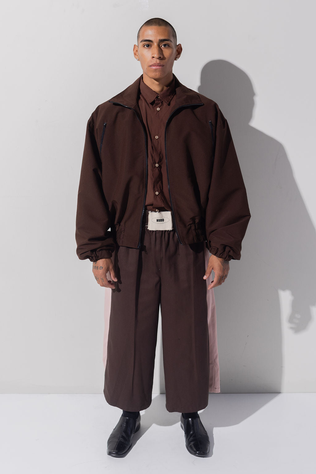 ZIPP JACKET - BROWN – NUDDLAB