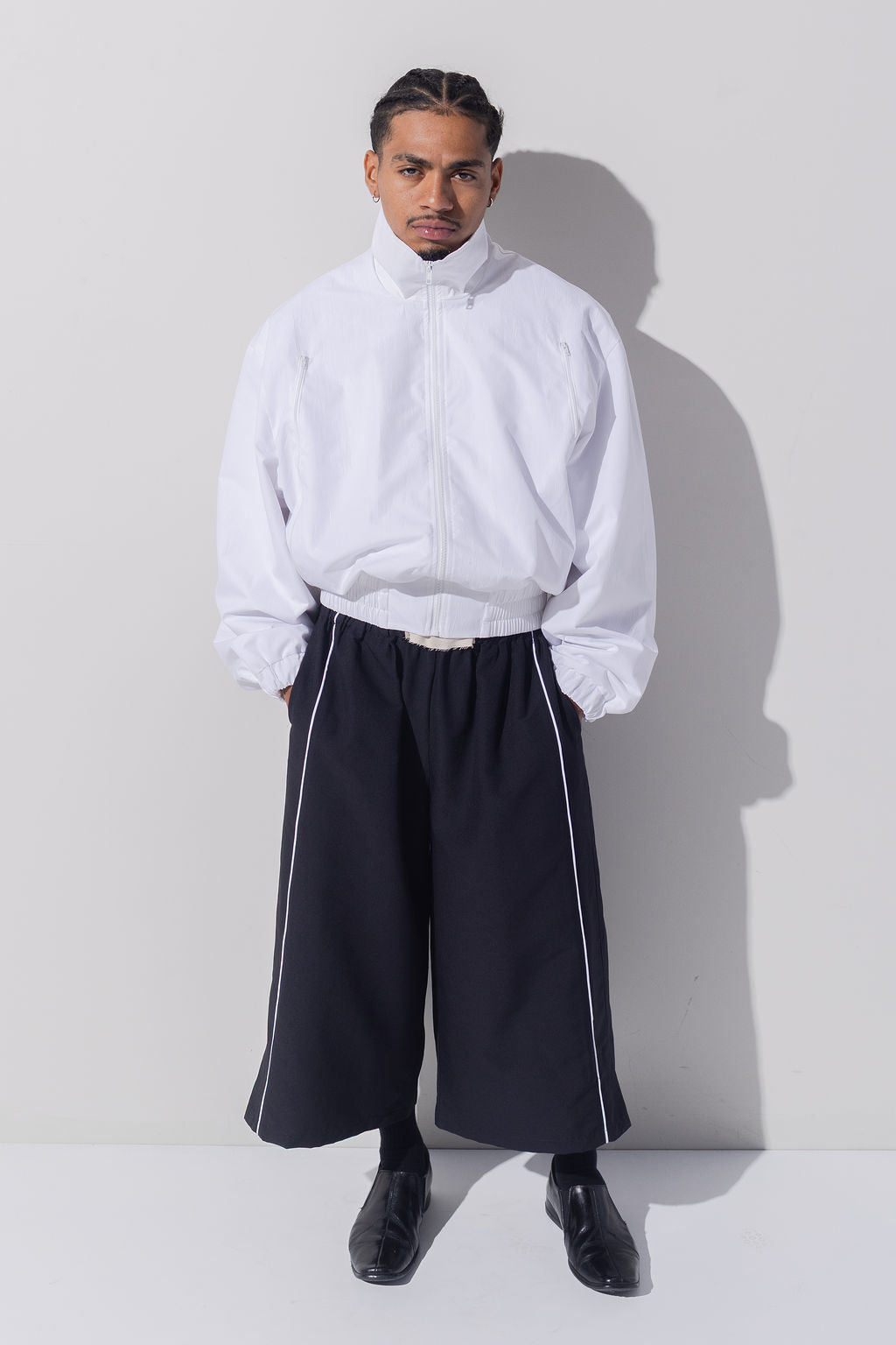 ZIPP JACKET - WHITE – NUDDLAB