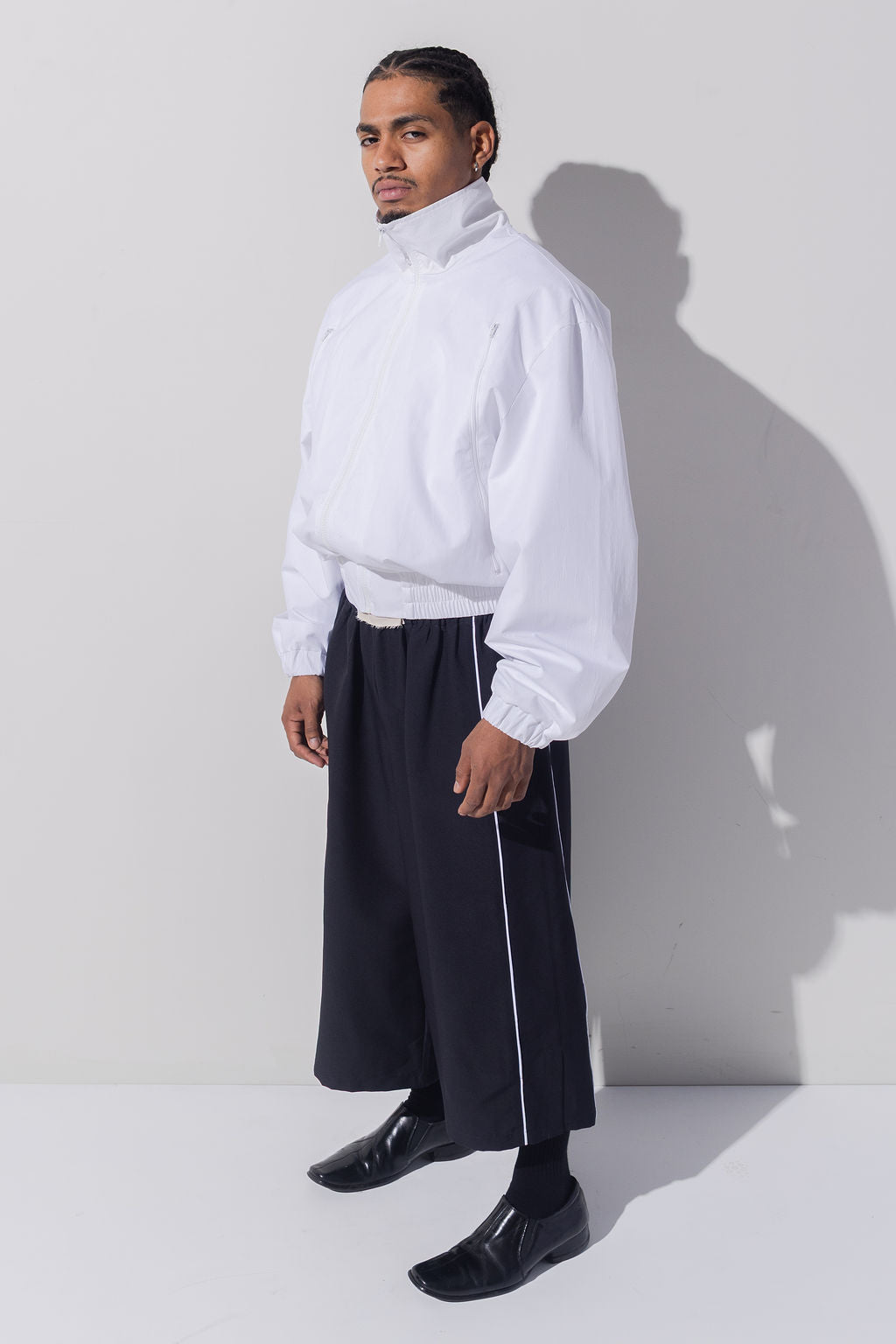 ZIPP JACKET - WHITE – NUDDLAB