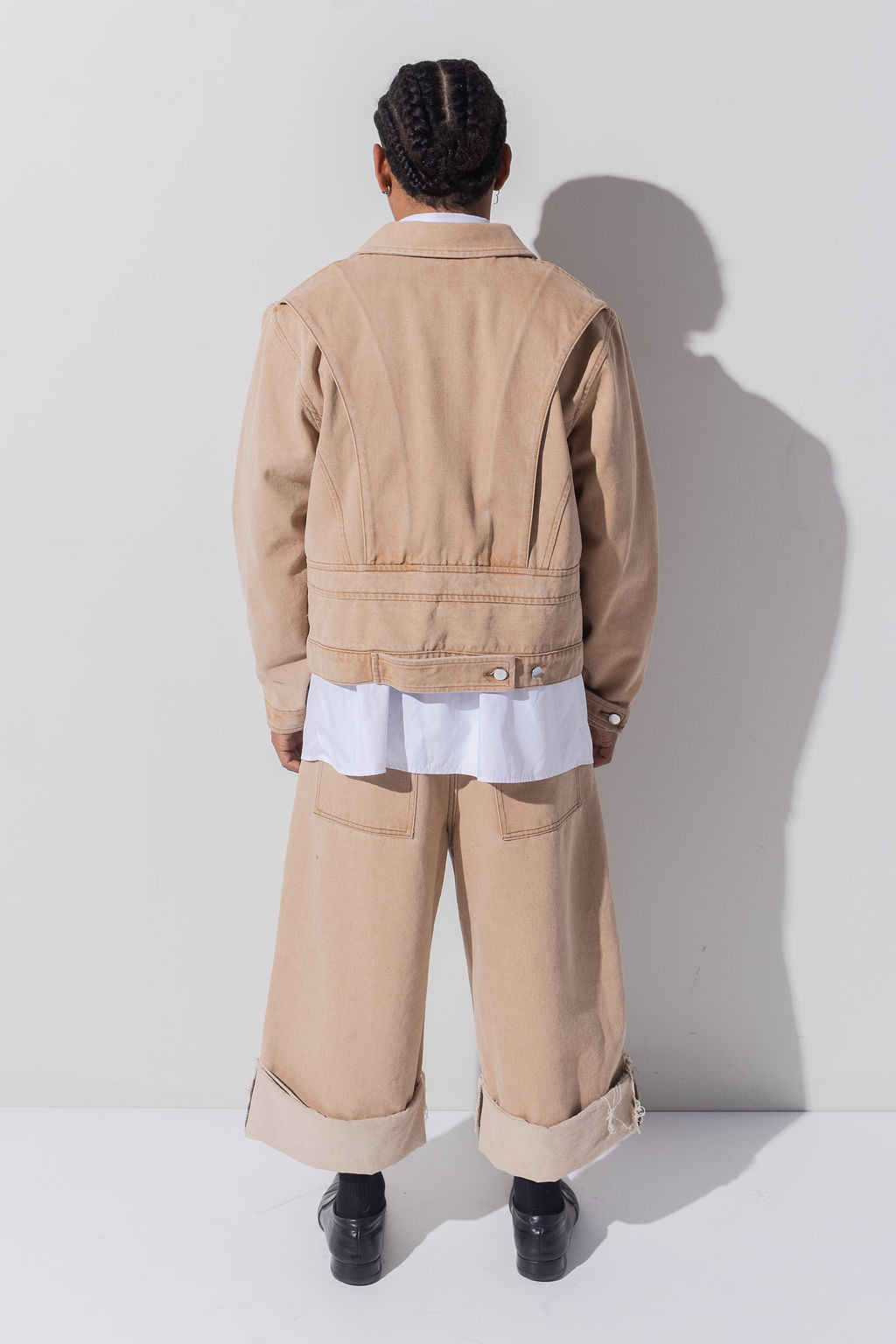 CROPPED PANTS - KAKI