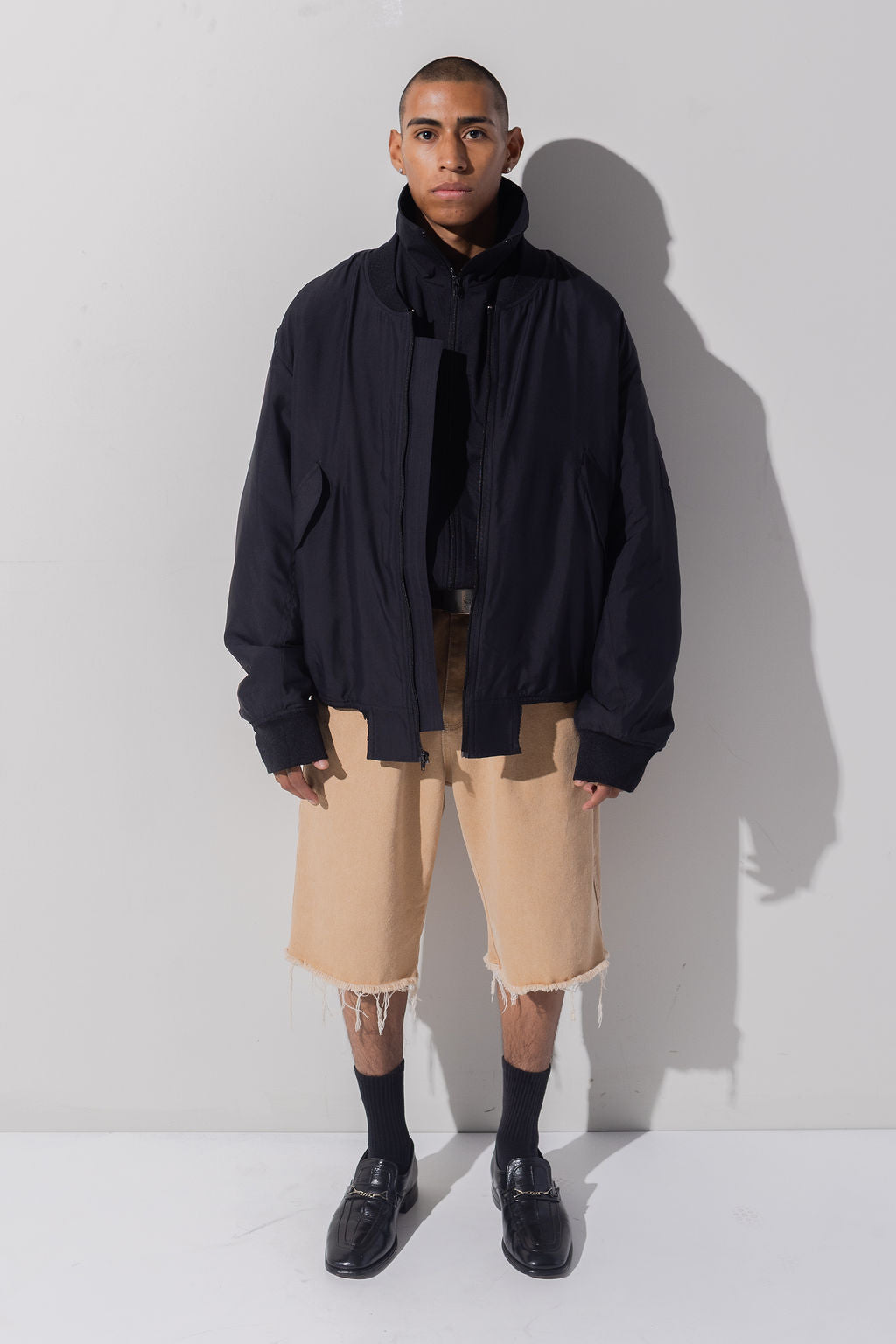 RIPPED SHORTS - KAKI