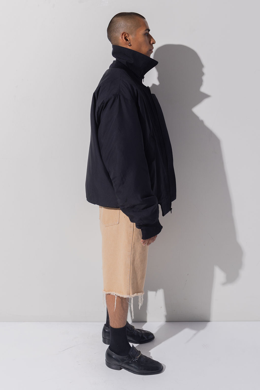 RIPPED SHORTS - KAKI