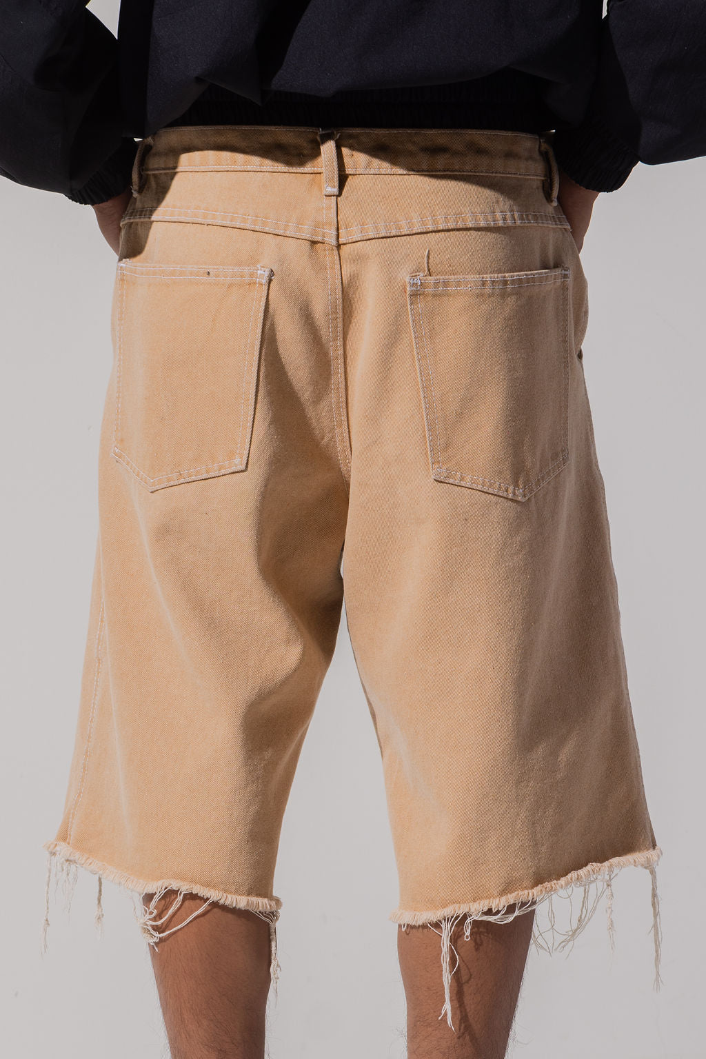 RIPPED SHORTS - KAKI