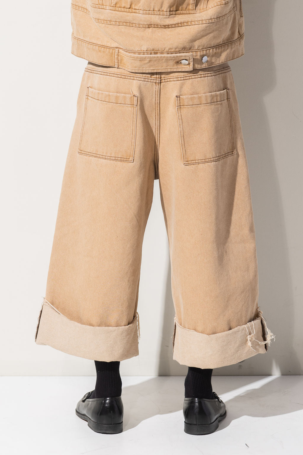 CROPPED PANTS - KAKI