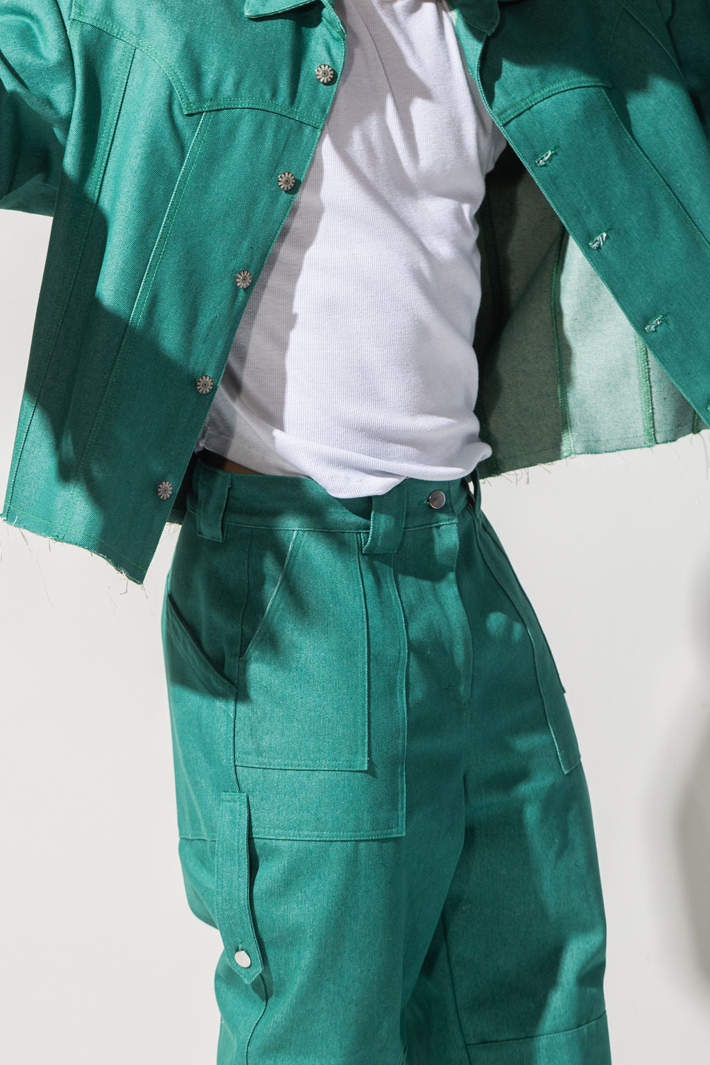 WORK PANTS - GREEN