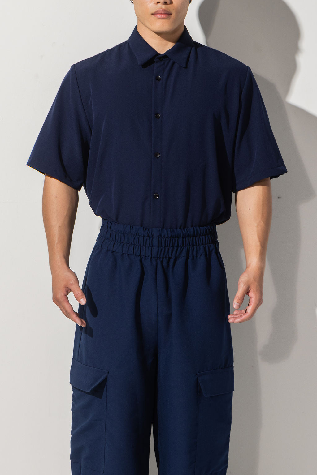 SHORT SLEEVE SHIRT - BLUE NAVY