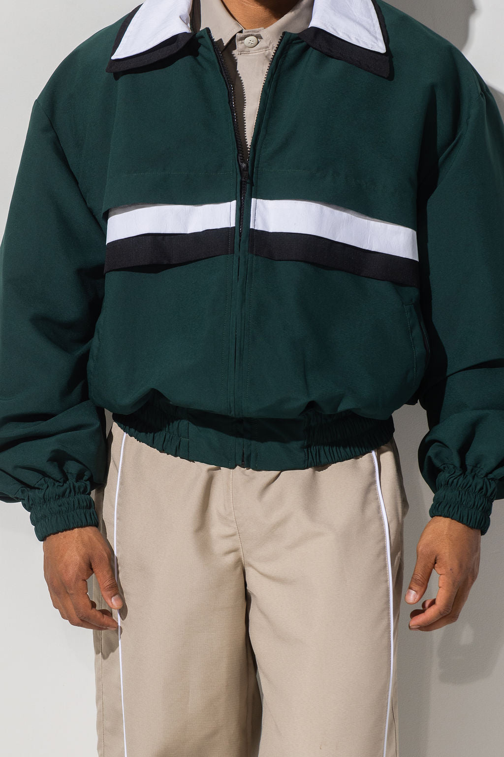 TRIPLE BOMBER JACKET - GREEN
