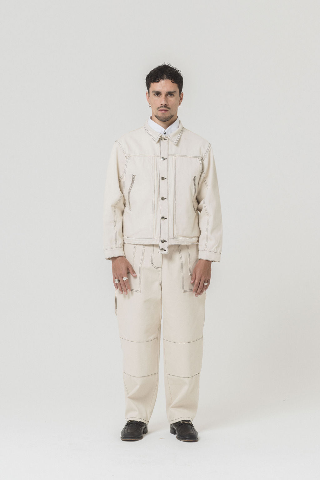 WORK JACKET (CREAM)