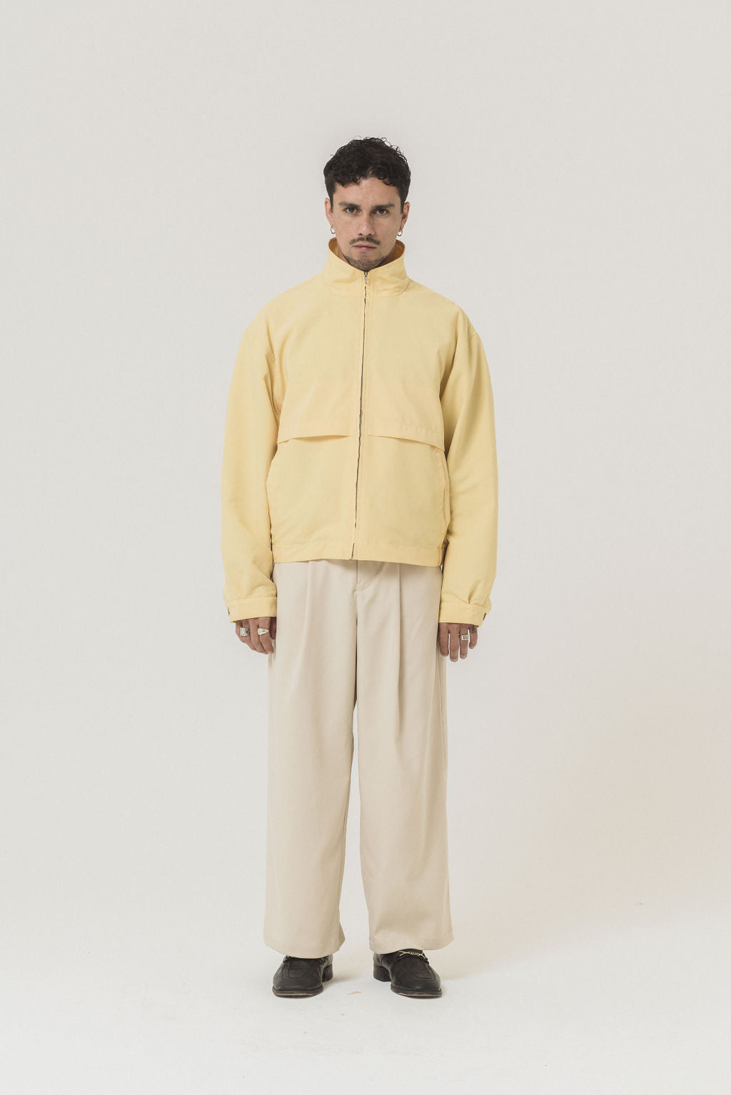 BOMBER JACKET (LIGHT YELLOW)